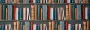 photo of non-descript books.